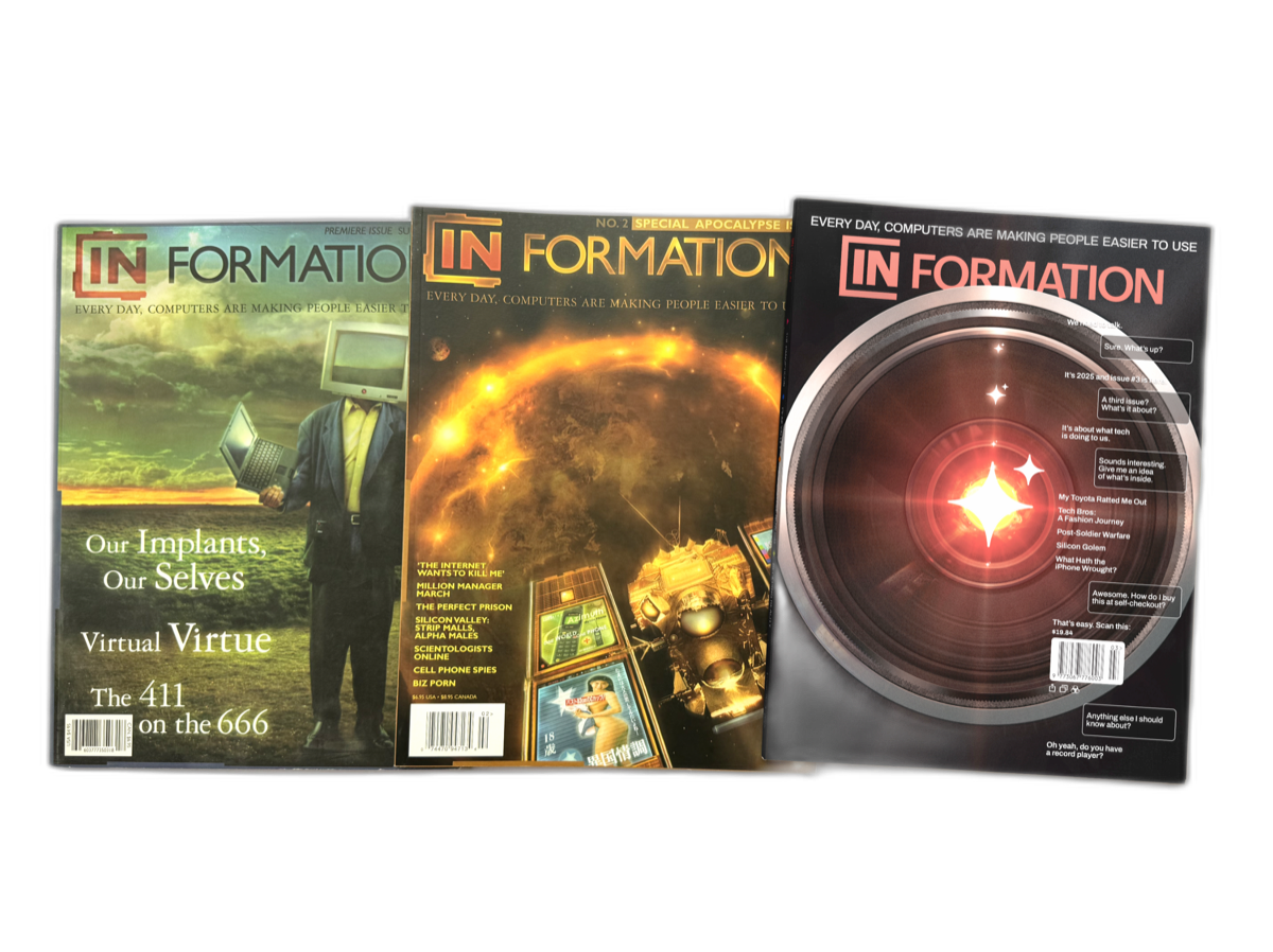 In Formation magazine, three issues